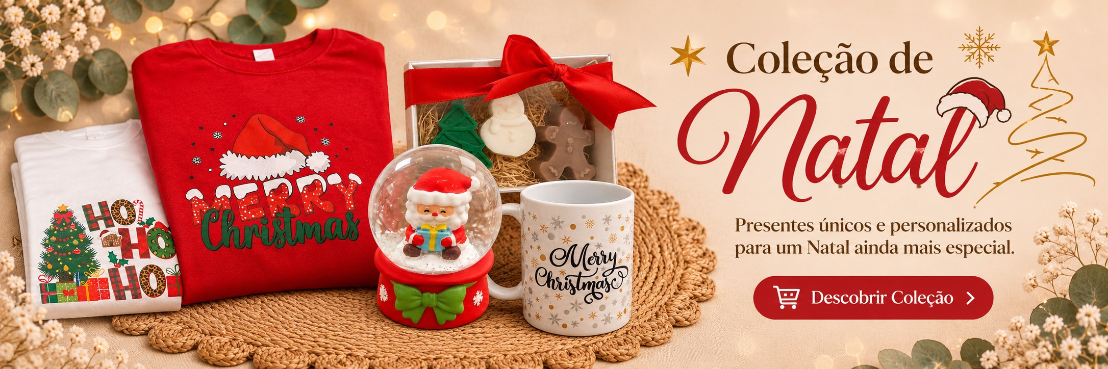 Prendas de Natal feitas à mão — Luz & Detalhes